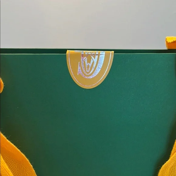 JUMBO Goyard Forest Green Tote with Mustard Straps - Picture 4 of 11